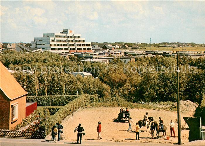 Norddeich  Norden Nordseebad Ponyreitplatz