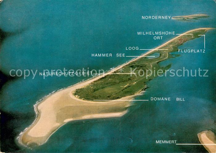 Juist Nordseebad mit Inseln Norderney und Memmert