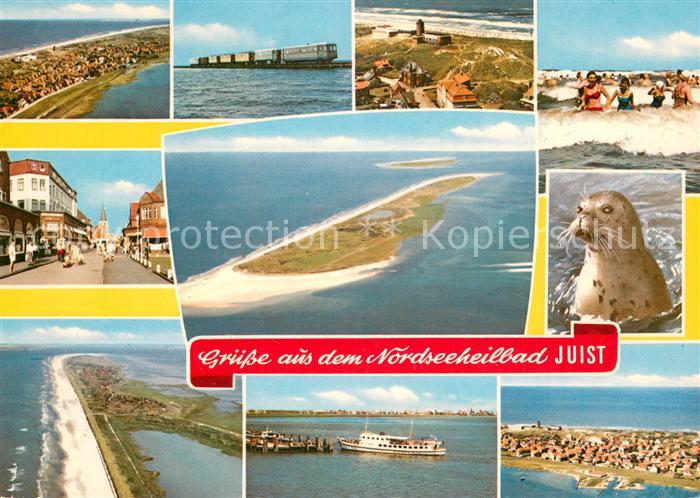 Juist Nordseebad Nordseeinsel Fliegeraufnahme Inselzug Badestrand Ortsmotiv Seeh