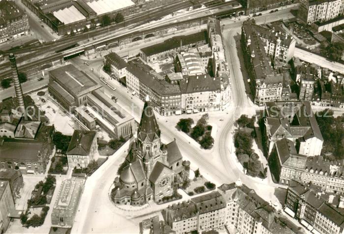 DRESDEN Elbe Wettiner Platz vor der Zerstoerung 1945 Vogelperspektive Repro