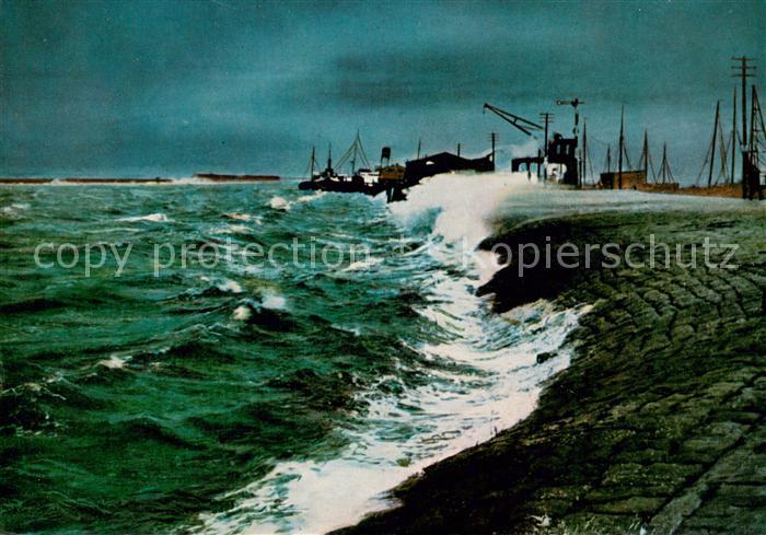 Norddeich Norden Nordseebad Sturmflut