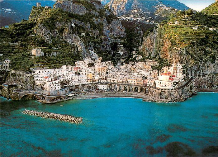 Atrani Panorama Costiera Amalfitana veduta aerea