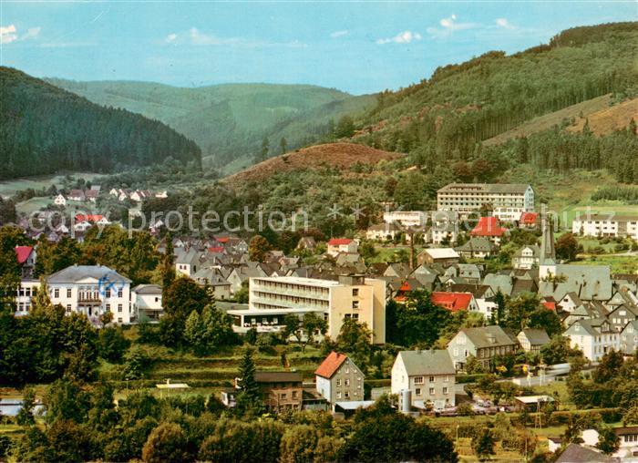 Laasphe Bad Panorama Kneippheilbad Luftkurort Wittgensteiner Land