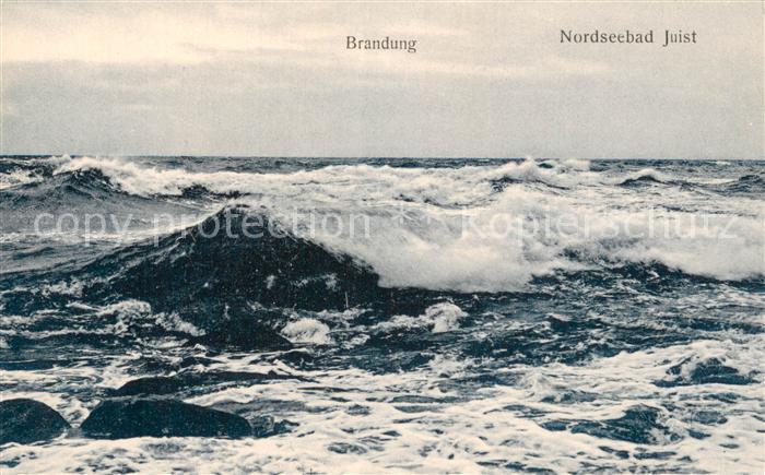 Juist Nordseebad Brandung