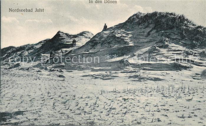 Juist Nordseebad Duenenpartie