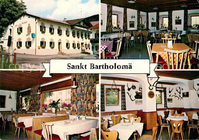 Rossholzen Hotel Restaurant Cafe St Bartholomae Gastraeume