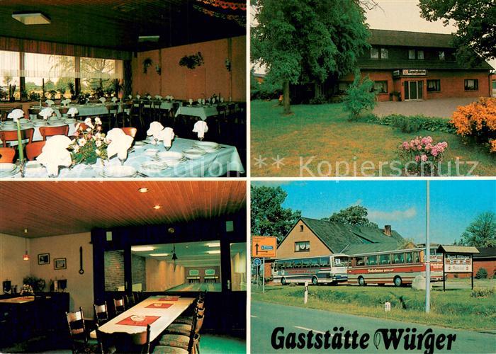 Uthlede Gaststaette Wuerger Gaststube Kegelbahn Bushaltestelle