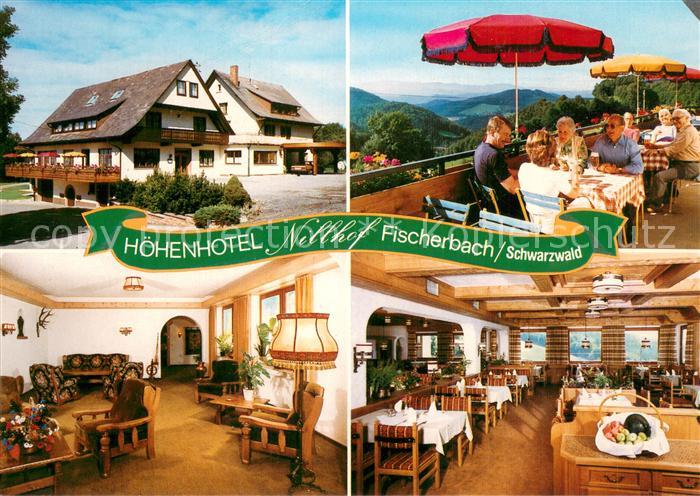 Fischerbach Hoehenhotel Nillhof Terrasse Gastraeume