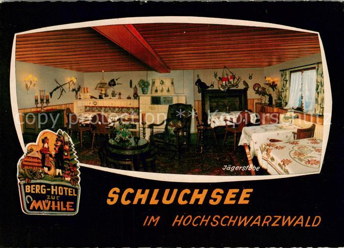 Schluchsee Berg Hotel zur Muehle Jaegerstube
