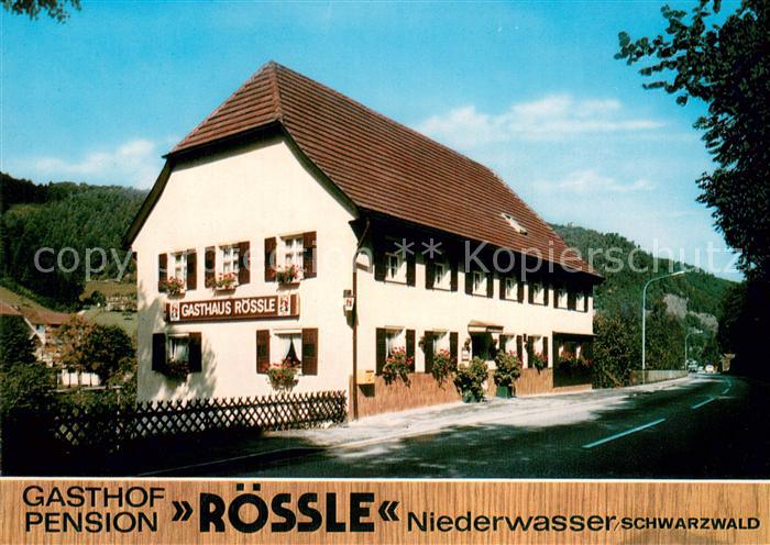 Niederwasser Gasthof Pension Roessle