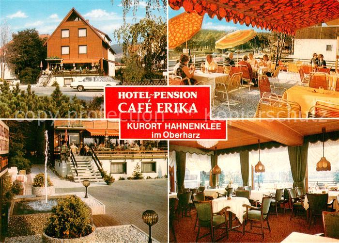 GOSLAR Harz Niedersachsen Hotel Pension Cafe Erika Terrasse Gastraum