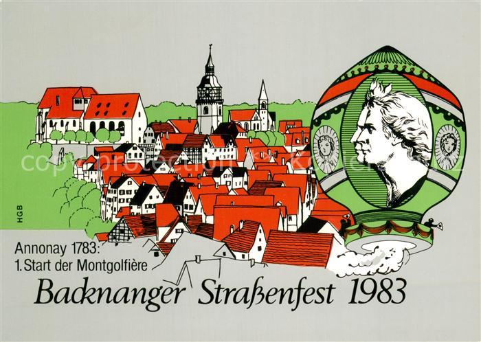 Backnang Strassenfest Illustration