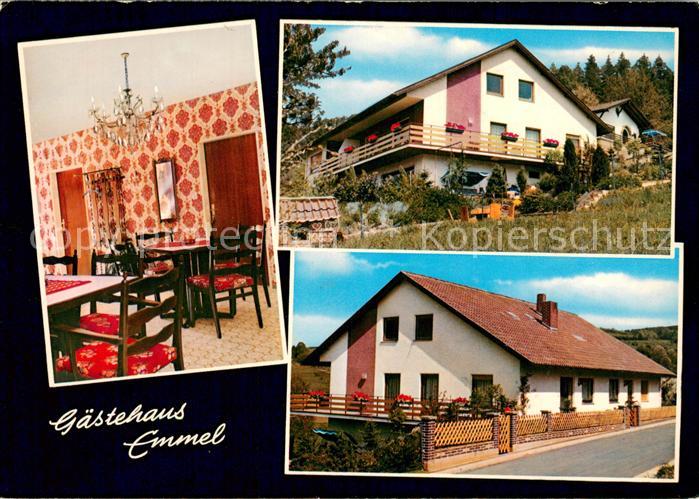 Frammersbach Gaestehaus Emmel Gaststube