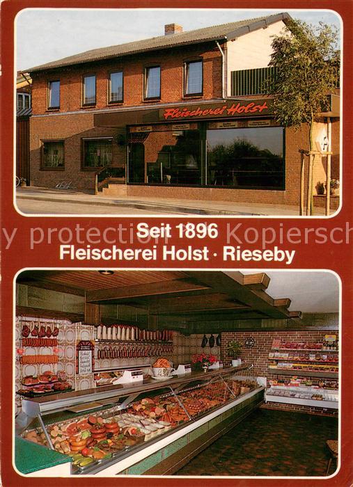 Rieseby Fleischerei Holst Verkaufstheke