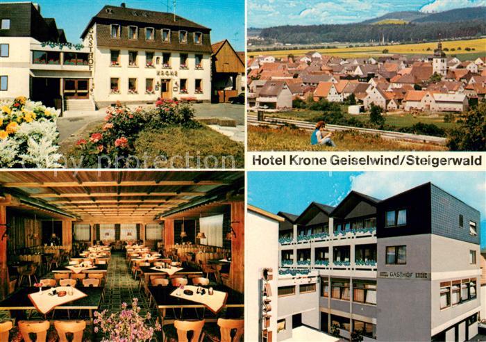 Geiselwind Hotel Gasthof Krone Panorama Gastraum