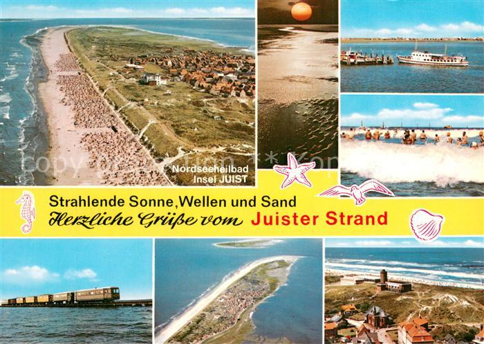 Insel Juist Fliegeraufnahmen MS Frisia Badestrand Inselzug