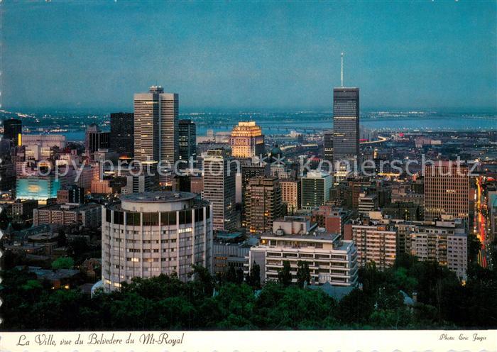 Montreal Quebec La Ville vue du Belvedere du Mt Royal