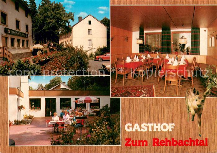 Grafengehaig Gasthof zum Rehbachtal Gaststube Gartenterrasse