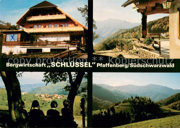 Pfaffenberg Wiesental Bergwirtschaft Schluessel Terrasse Panorama
