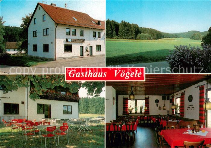 Itzlishofen Schwaben Gasthaus Voegele Panorama Gartenterrasse Gaststube