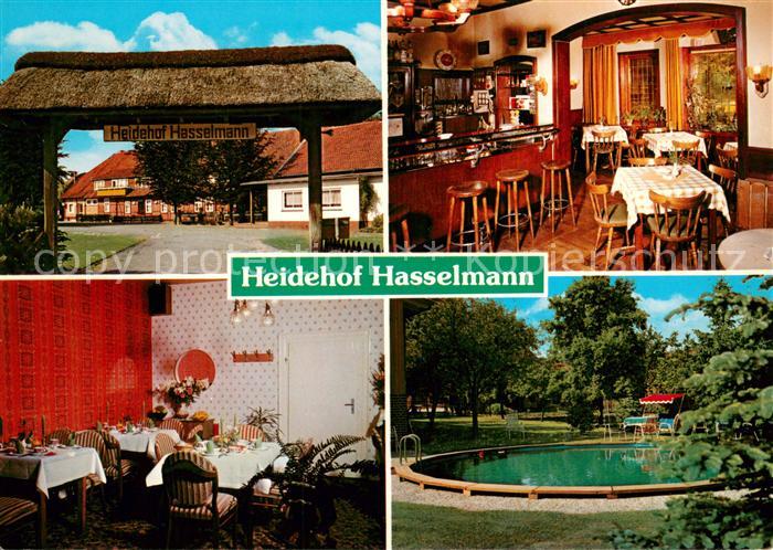 Ahnsbeck Heidehof Hasselmann Bar Gaststube Pool