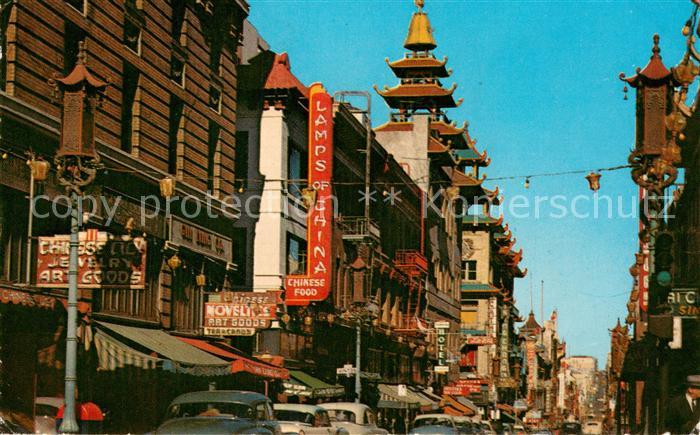 San Francisco California Grant Avenue Chinatown