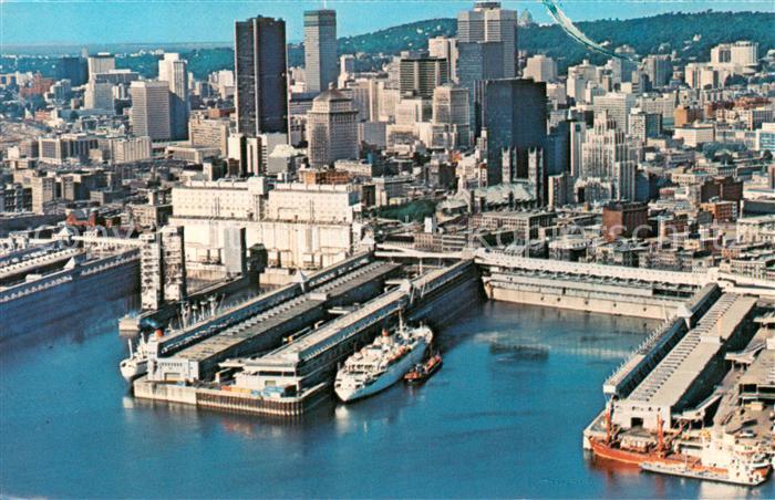 Montreal Quebec Le Port de Montreal Air view