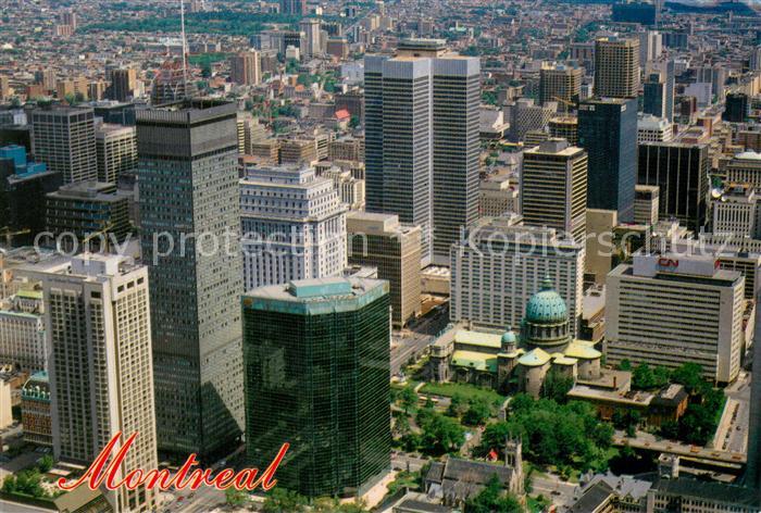 Montreal Quebec Aerial view