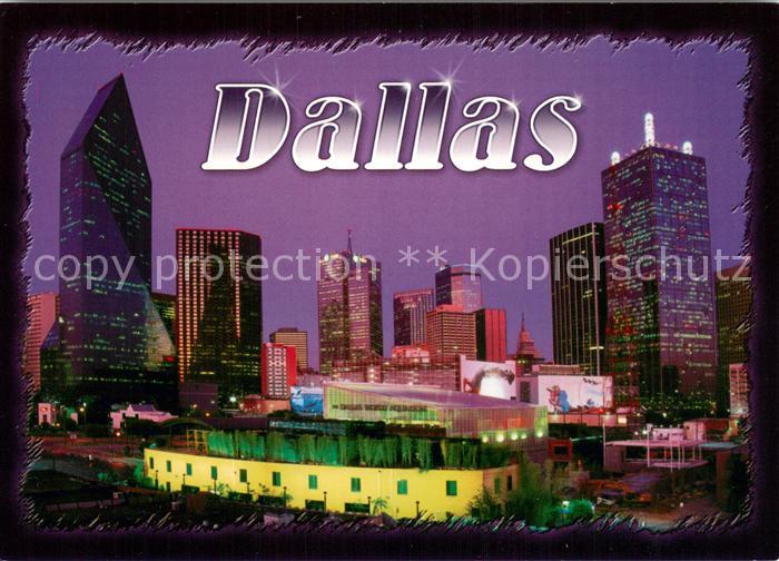 Dallas Texas bei Nacht