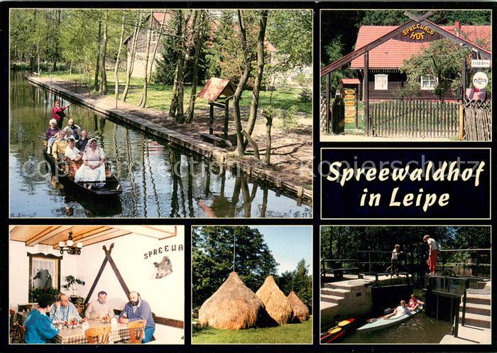 Leipe Spreewaldhof Gaststube Strohhuetten Spreewaldpartien