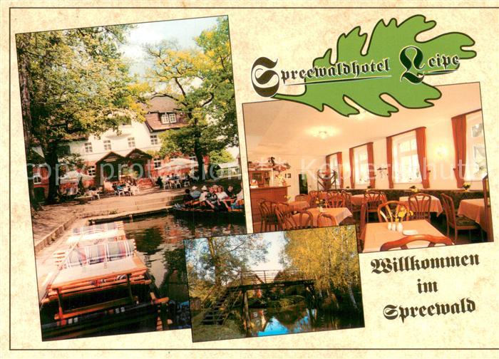 Leipe Spreewaldhotel Leipe Gaststube Spreewaldpartie