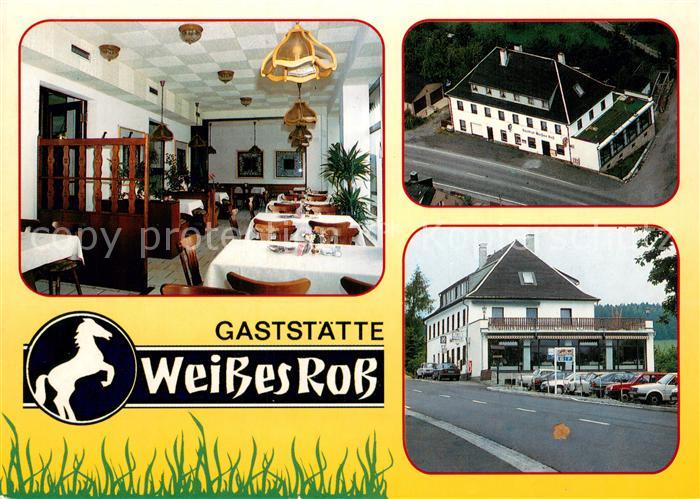 Schoenfeld Wiesenbad Gasthof Weisses Ross Gaststube