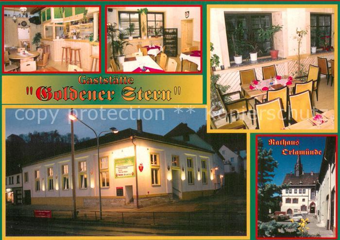 Orlamuende Gaststaette Goldener Stern Gastraeume Rathaus