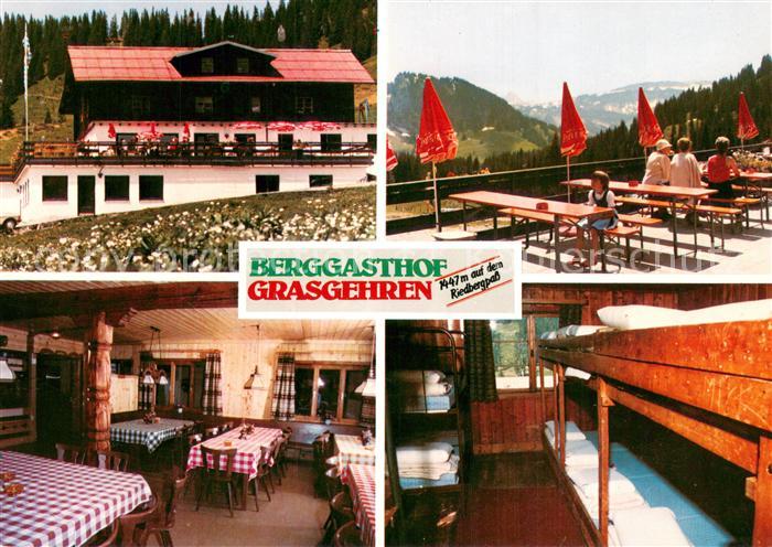 Obermaiselstein Berggasthof Grasgehren Terrasse Gaststube Zimmer