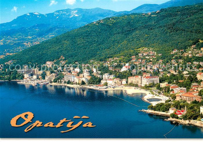 Opatija Abbazia Fliegeraufnahme
