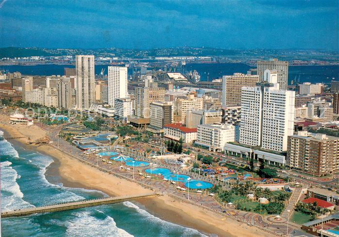 Durban  South Africa Strandhotels Fliegeraufnahme