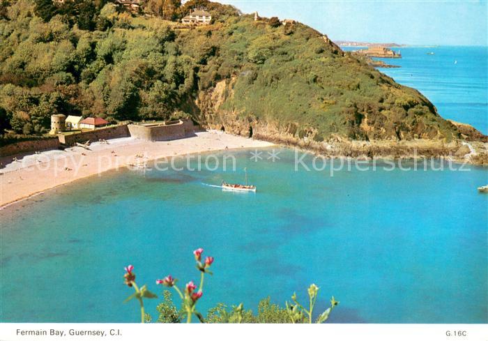 Guernsey Channel Islands Fermain Bay Fliegeraufnahme