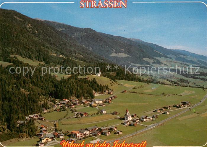 Strassen Tirol Fliegeraufnahme