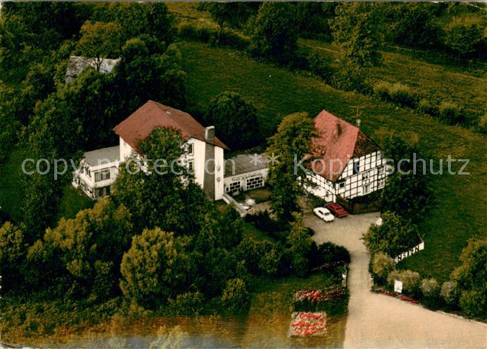 Barntrup Hotel Pension Paradiesmuehle Fliegeraufnahme