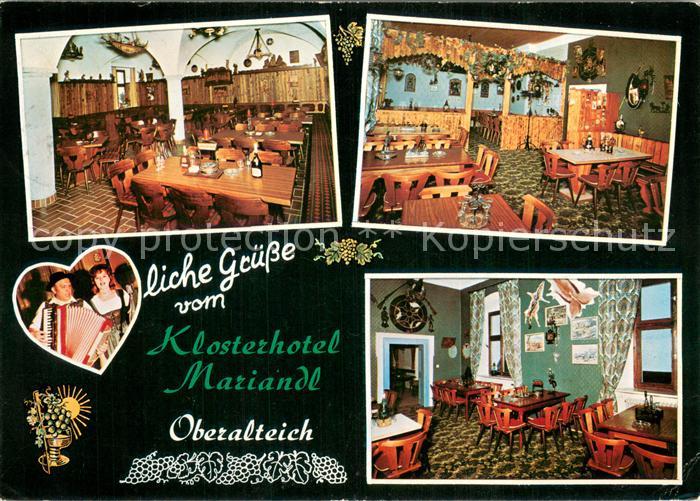 Oberalteich Klosterhotel Mariandl Gastraeume