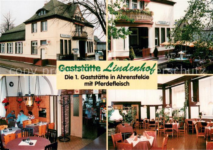Ahrensfelde Ahrensfelde Gaststaette Lindenhof Gaststube Terrasse