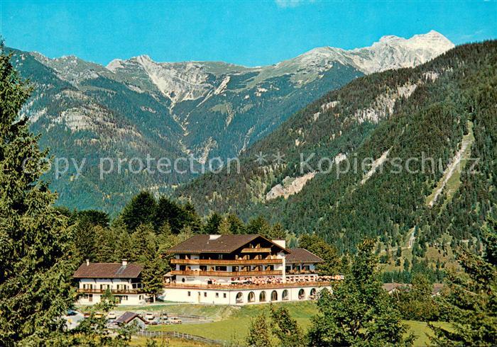 Mittenwald Bayern Berggasthaus und Cafe Groebl Alm