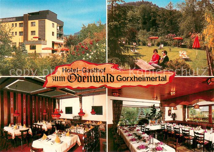 Gorxheimertal Hotel Gasthof zum Odenwald Gastraeume Liegewiese