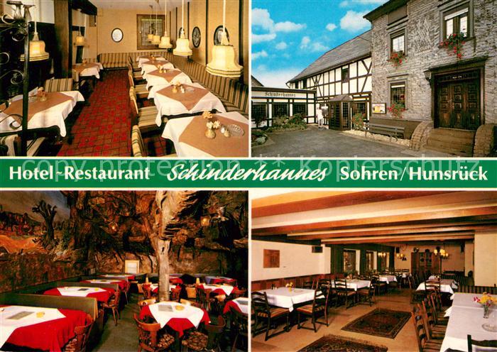 Sohren Hotel Restaurant Schinderhannes Gastraeume