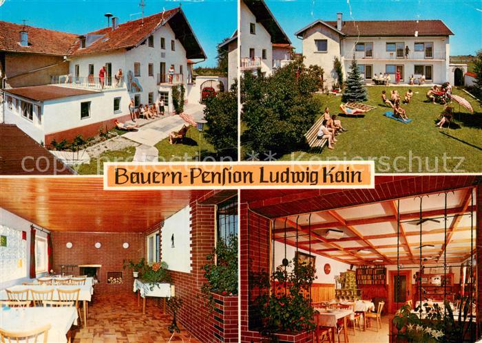 Hellmannsberg Waging See Bauern Pension Ludwig Kain Gastraeume Liegewiese