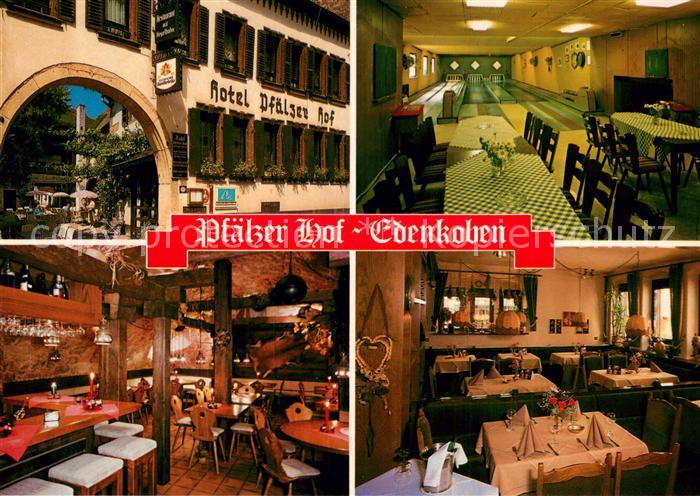 Edenkoben Hotel Restaurant Weinkeller Pfaelzer Hof Kegelbahn Gaststube Bar