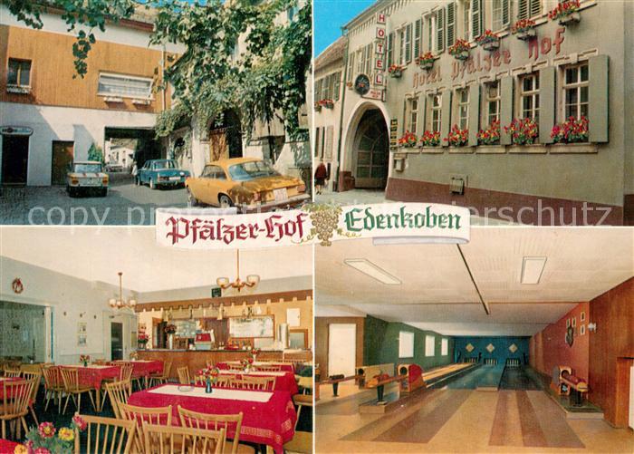 Edenkoben Hotel Restaurant Pfaelzer Hof Gaststube Kegelbahn