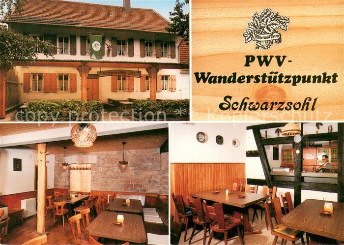 Weidenthal Pfalz PWV Wanderstuetzpunkt Schwarzsohl Gastraeume