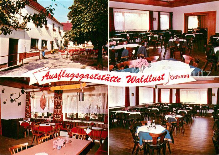 oedhaag Ausflugsgaststaette Waldlust Gastraeume