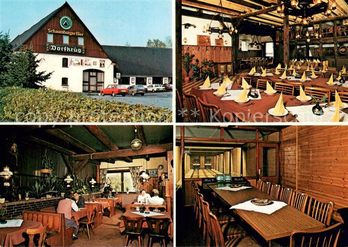 Reinsdorf Apelern Restaurant Dorfkrug Hotel Salzbach Gastraeume Kegelbahn